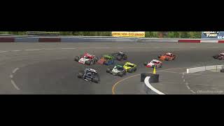 BRL SK Modified racing from Nashville Fairgrounds Speedway  iRacing [upl. by Kopp]