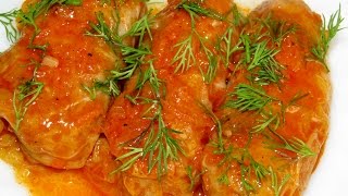 Вкусно  ГОЛУБЦЫ в ТоматноОвощном Соусе ГОЛУБЦЫ Рецепт вкуснейших ГОЛУБЦОВ с Фаршем [upl. by Ztirf]