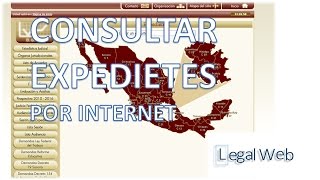 Como consultar expedientes de juicios federales por Internet  Tutorial  Legal Web [upl. by Northway]