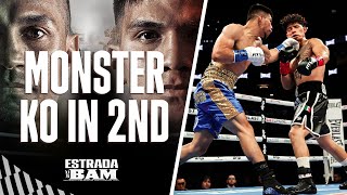 Fabian Rojo vs Daniel Gonzalez Full Fight Estrada Vs Bam Undercard [upl. by Burwell]