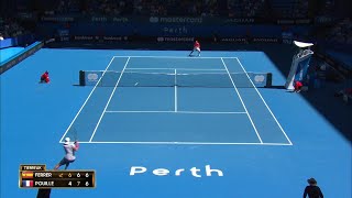 Top 5 Shots from Day 7  Mastercard Hopman Cup 2019 [upl. by Bonne512]