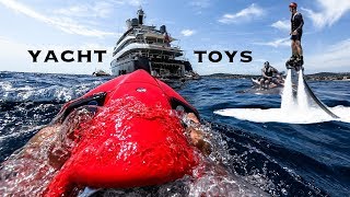 Superyacht Toys  Crew Training Day  Yacht Arience [upl. by Noach594]