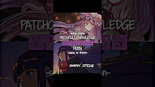 Fern vs Patchouli Knowledge shorts touhou frieren [upl. by Nnylacissej741]