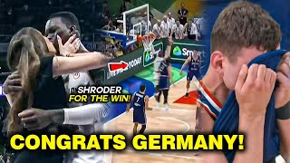 GERMANY vs SERBIA WORLD CUP FINALS  Uminit si Dennis SHRODER  Unang WORLD CUP TITLE [upl. by Pytlik]