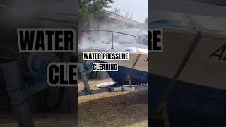 cleaningboat asmr cleaning waterpressure shorts trendingshorts [upl. by Armbruster]