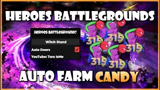 🎃Halloween event Heroes Battlegrounds Script Hack • Auto Farm Candy Roblox [upl. by Rovelli]