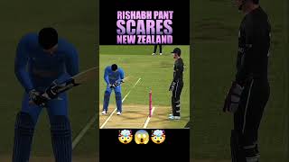 😎Rishabh Pant SCARES New Zealand🤯😱 in Real Cricket 24  Ind vs Nz In rc24 shorts rc24 rishabhpant [upl. by Seely]