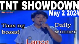 TAWAG NG TANGHALAN SCHOOL SHOWDOWN  TNT DAILY WINNER  TNT MAY 2 2024 [upl. by Lynda]