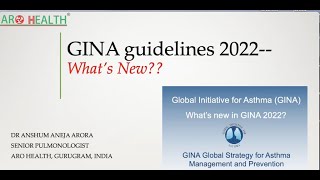 What is new in Asthma management  GINA guideline 2022 [upl. by Orutra]