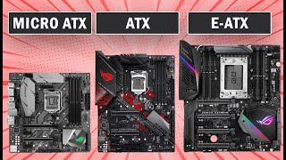 Form Factors of Motherboard Types of Motherboards amp Micro ATX vs ATX vs EATX Motherboard [upl. by Aleina181]