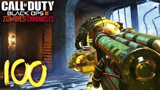 NACHT DER UNTOTEN ROUND 100 ATTEMPT  BLACK OPS 3 ZOMBIES CHRONICLES GAMEPLAY [upl. by German]