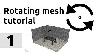 Rotating mesh simulation project tutorial in OpenFOAM mesh and simulation [upl. by Orabla]