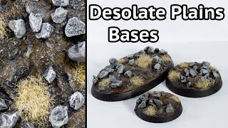 DESOLATE Plains Bases  Scenic View for Your Minis and Dioramas [upl. by Marabel]