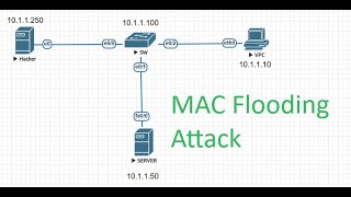 Mac Flooding Attack  TAMIL [upl. by Laekim]