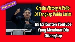 Debater Kŕsten Gratia A Pello Ditangkap Polda Jatim Ini Video Yang Membuatnya Ditangkap [upl. by Keavy]