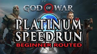 God of War  Platinum Speedrun All Trophies  Achievements in 142000 [upl. by Corabelle599]