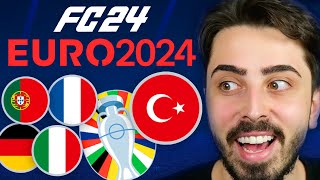 FC 24 EURO 2024 MODU ÇIKTI  EURO 2024’Ü KİM KAZANACAK [upl. by Iline516]