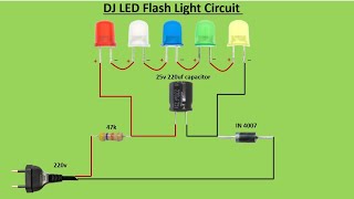 Simple led flasher circuit [upl. by Mariele172]