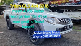 TRITON GLS 2016 DIJUAL KONDISI SIAP KERJA  TERJUAL [upl. by Buna]