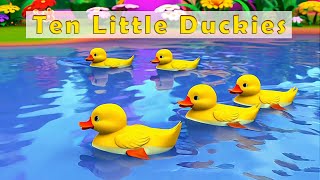 Ten Little Duckies  youniqentertainment  Nursery Rhymes amp Kids Songs [upl. by Beal263]