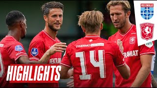 STEIJN wederom OP DREEF in BESLOTEN duel  PEC Zwolle  FC Twente 19072023  Highlights [upl. by Hayouqes]