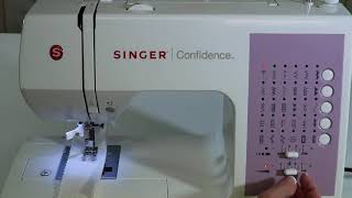 Singer Confidence 7463 17 Needle Postions [upl. by Haibot]