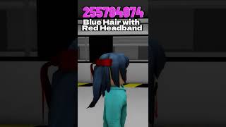 Brookhaven Blue Hair with Red Headband ID Code  OUTFIT 2024 Roblox Ids  brookhavenidcodes roblox [upl. by Brig]