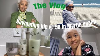 Osea Skin Care for aging skin  Myrtle Beach job interview at 58  Vlog [upl. by Aenad222]