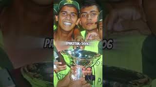 ALL UNDER 19 WORLD CUP WINNERS LIST 19882022 WHO WILL WIN UNDER 19 WC2024 cricket youtubeshorts [upl. by Idnac]