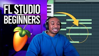 FL Studio 21  Beginner RampB Beat Tutorial [upl. by Aivlys414]