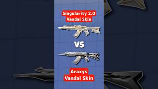 New SINGULARITY 20 VANDAL vs ARAXYS VANDAL Valorant Best Vandal Skin [upl. by Enirehtacyram]