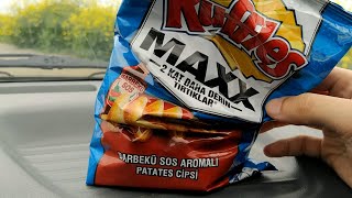 Ruffles Maxx Barbekü Sos Aromalı Cips İncelemesi  Yeni Ürün [upl. by Aynwat]