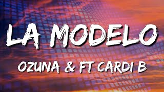 Ozuna  La Modelo Ft Cardi B Letra\Lyrics loop 1 hour [upl. by Anaej857]