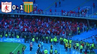 OHHH ¡QUE SE VAYAN TODOS QUE NO QUEDEN NI UNO SOLO  AMÉRICA 0  1 ENVIGADO [upl. by Dnalor]