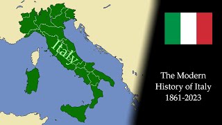 The Modern History of Italy Every Month 18612023 [upl. by Brandise]