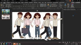 Pixton Comic Characters  Add in trong PPT [upl. by Hsevahb]