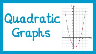 Quadratic Graphs  GCSE Maths [upl. by Amaty699]