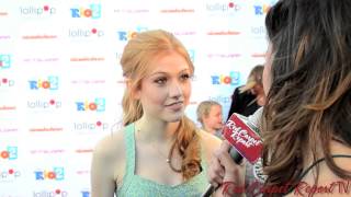 Katherine McNamara at the Lollipop Theater NightUnderTheStars RIO2 at NickelodeonTV KatMcNamara [upl. by Rhianna]