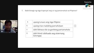 Estruktura ng Pamahalaang Kolonyal [upl. by Oirromed]