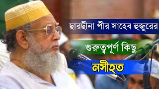 ছারছীনা পীর সাহেব হুজুরের কিছু গুরুত্বপূর্ণ নসিহত তালীম sarsina pir saheb hozur [upl. by Erdnuaed]