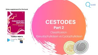 Cestodes classification Pseudophyllidean amp Cyclophyllidean Parasitology simplified tutorials [upl. by Jaymie]