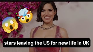 America Ferrera Cite😱 DonaldTrumpJoins Growing Number of Stars Leaving the US for New Life in the UK [upl. by Zurheide]