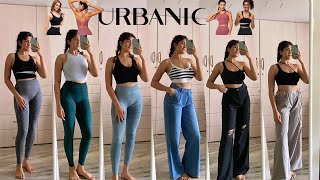 Urbanic Gym Wear Haul  Review  Activewear Sports Bras Leggings Jeans urbanic urbanichaul [upl. by Vada]