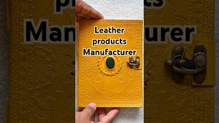 Leather Products Manufacturer in India leatherworking leatherbags fashion leathercraft journal [upl. by Oeak]