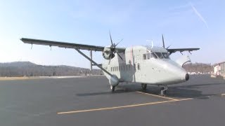 C23 Sherpa Landing And Taxiing [upl. by Jakob]