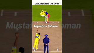 CSK Bowlers IPL 2024 😱 Real Cricket 25 shorts ipl2024 [upl. by Salena7]