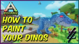 Pixark Tutorial Creature Dyes Colored Berries amp Seeds Paint Your Dino [upl. by Michail]