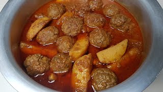 Mutton Kofta Recipe  Kofta Curry  Aloo Kofta Curry  Meatballs Recipe  مٹن کوفتہ آلو [upl. by Adnahsam]