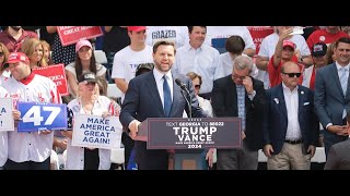 Vice Presidential Nominee Senator JD Vance visits Lindale for campaign event [upl. by Rori]