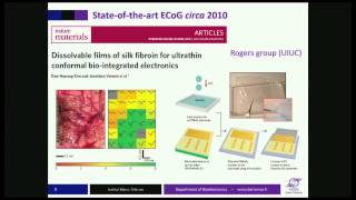 George Malliaras plenary Interfacing with the Brain using Organic Electronics [upl. by Zampino]